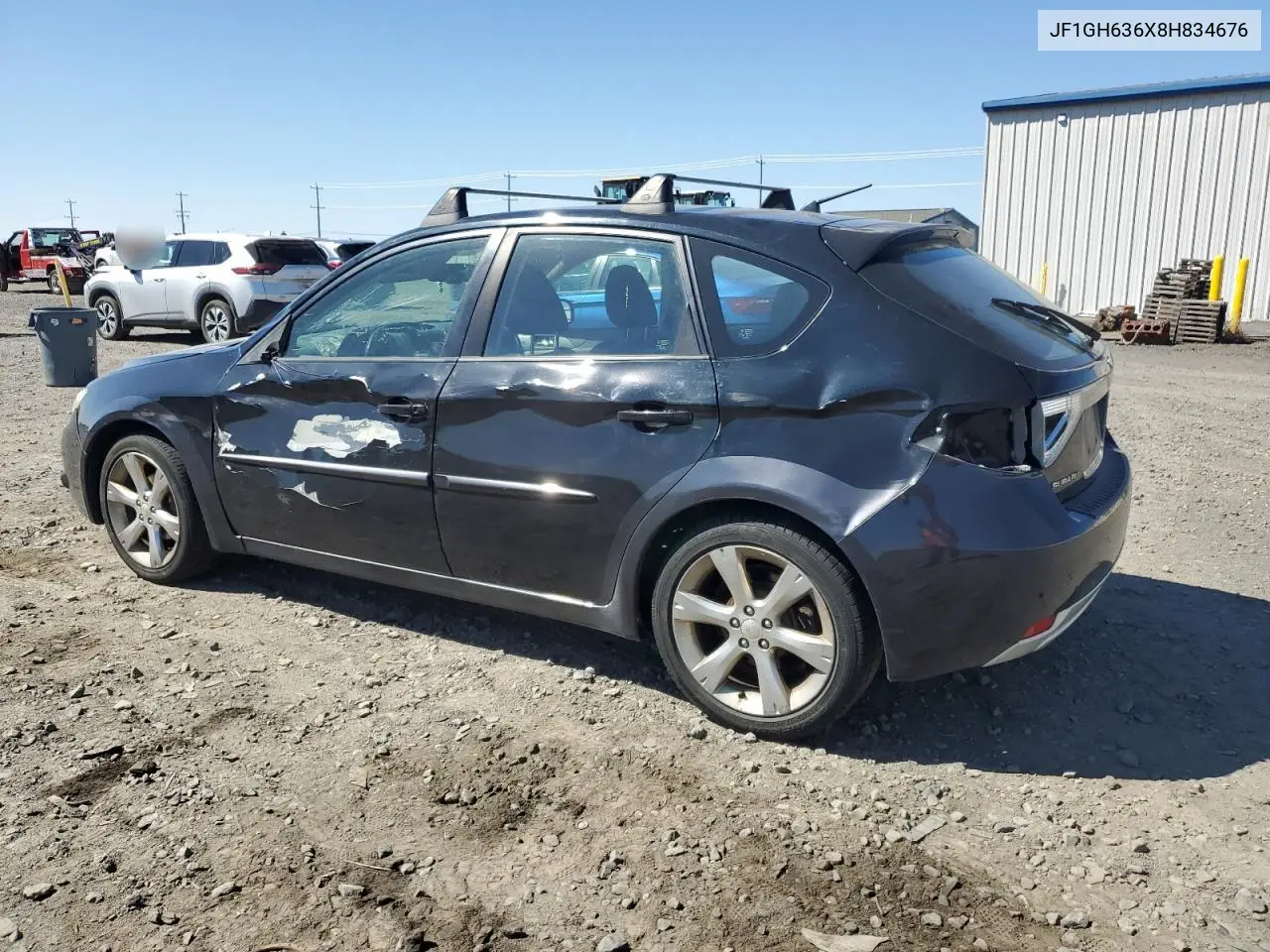 2008 Subaru Impreza Outback Sport VIN: JF1GH636X8H834676 Lot: 55480025