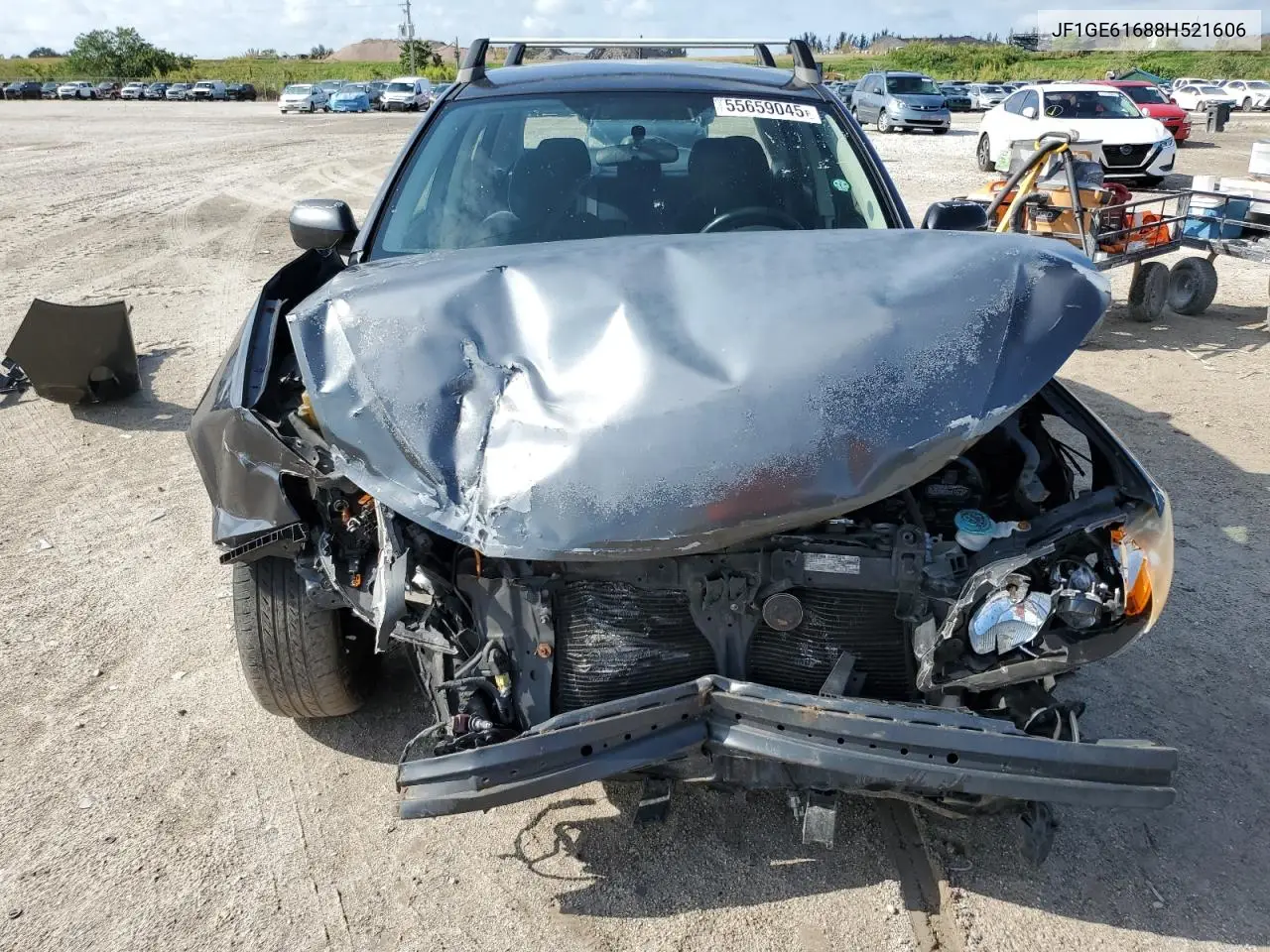 2008 Subaru Impreza 2.5I VIN: JF1GE61688H521606 Lot: 55659045
