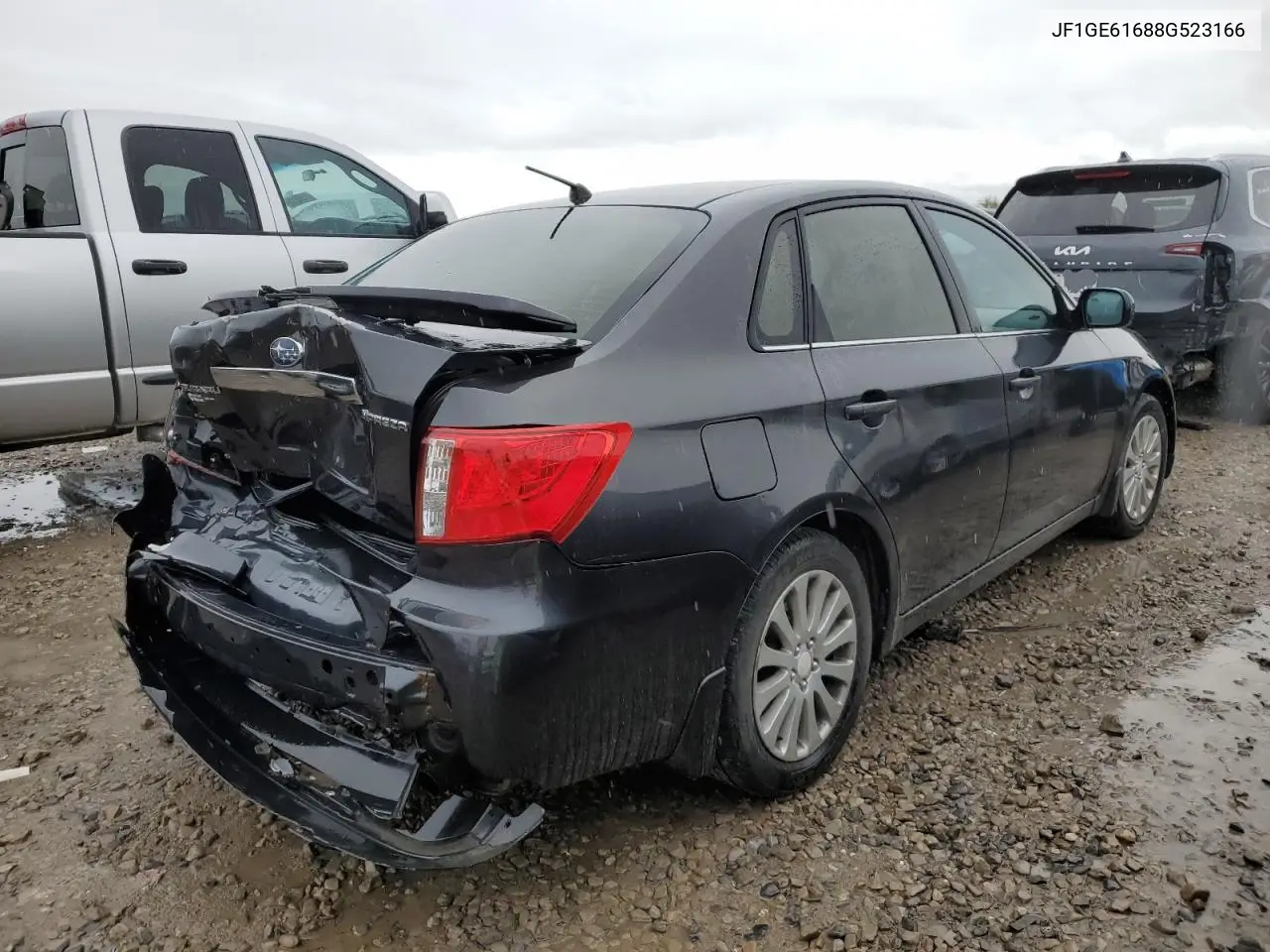 2008 Subaru Impreza 2.5I VIN: JF1GE61688G523166 Lot: 55850145