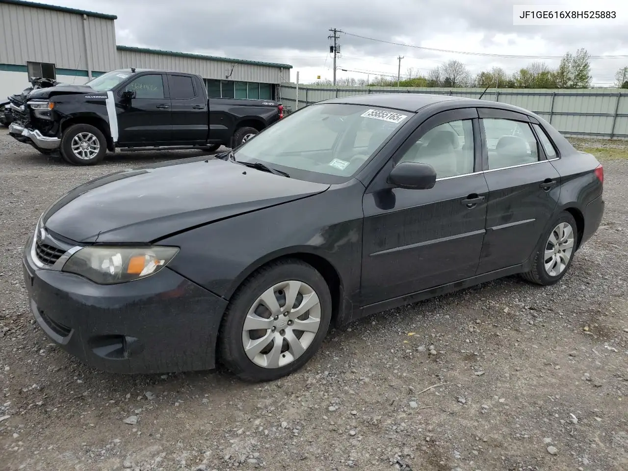 2008 Subaru Impreza 2.5I VIN: JF1GE616X8H525883 Lot: 55855165