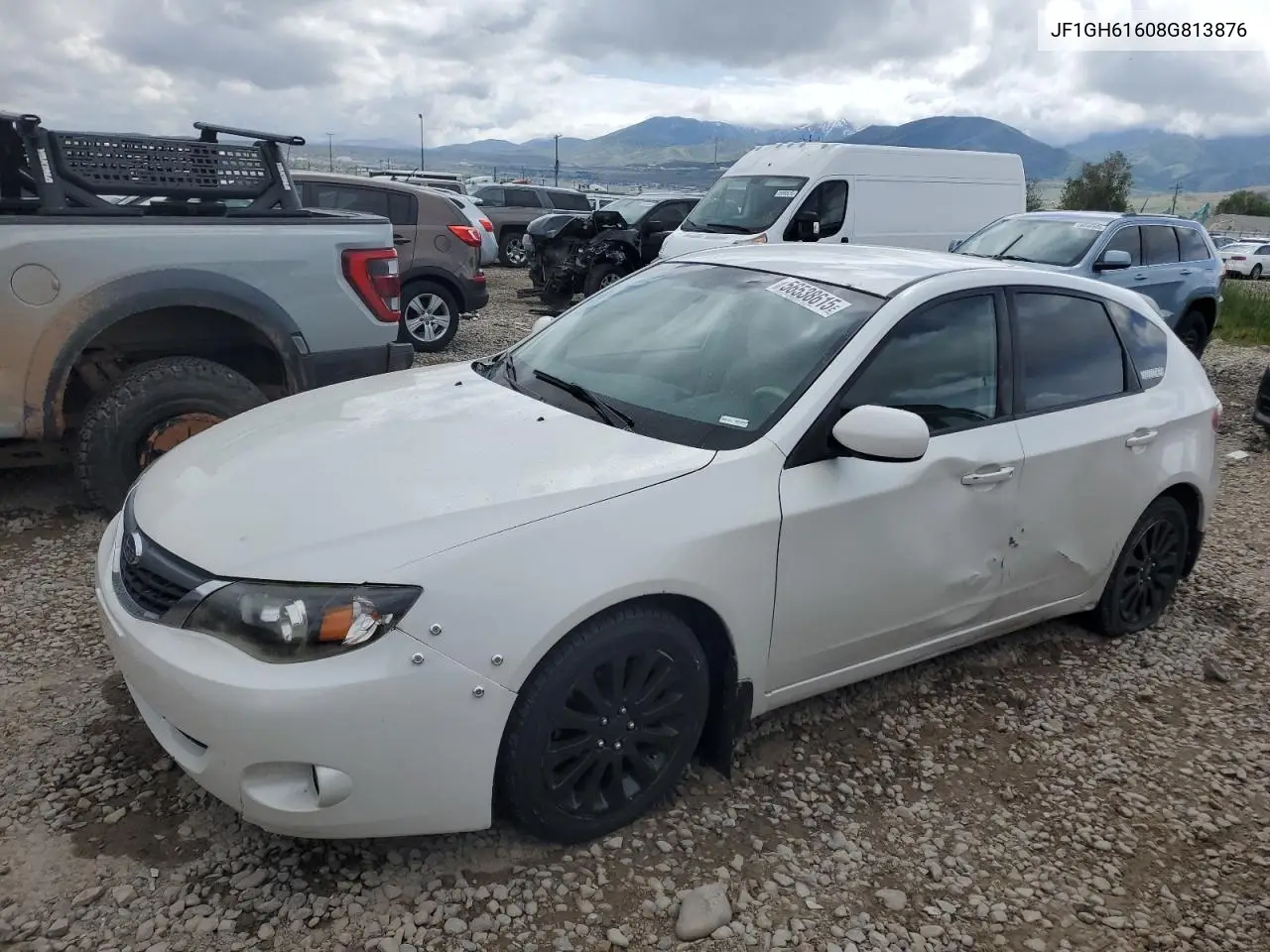 2008 Subaru Impreza 2.5I VIN: JF1GH61608G813876 Lot: 56538615