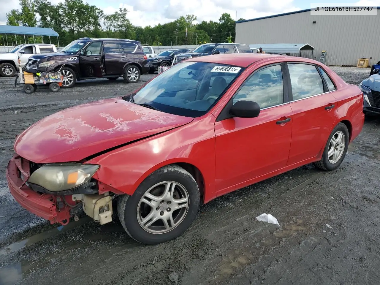 2008 Subaru Impreza 2.5I VIN: JF1GE61618H527747 Lot: 56606815