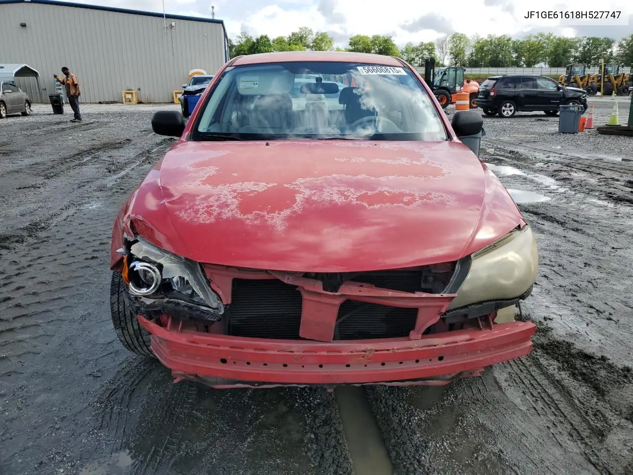 2008 Subaru Impreza 2.5I VIN: JF1GE61618H527747 Lot: 56606815