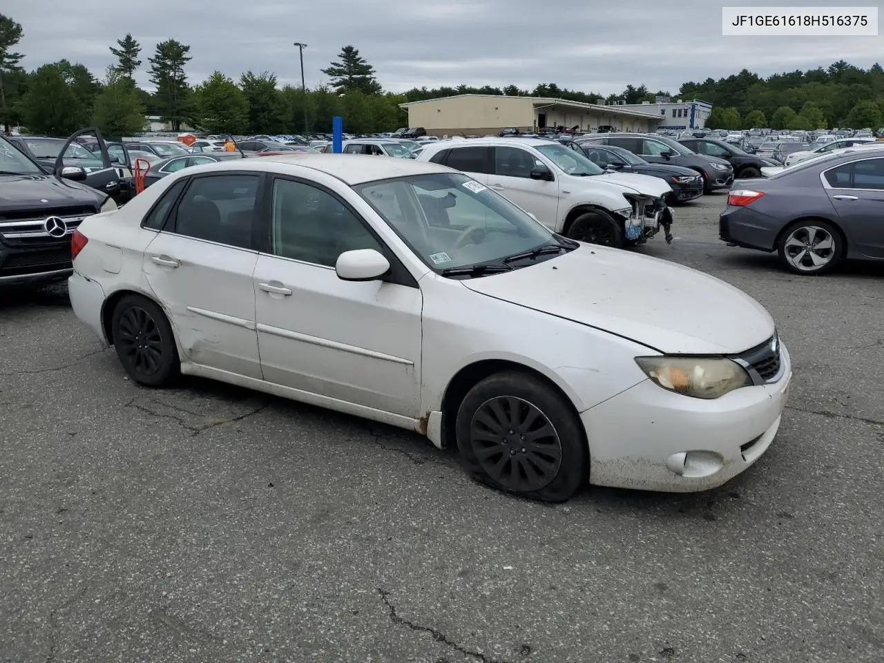 2008 Subaru Impreza 2.5I VIN: JF1GE61618H516375 Lot: 61179515