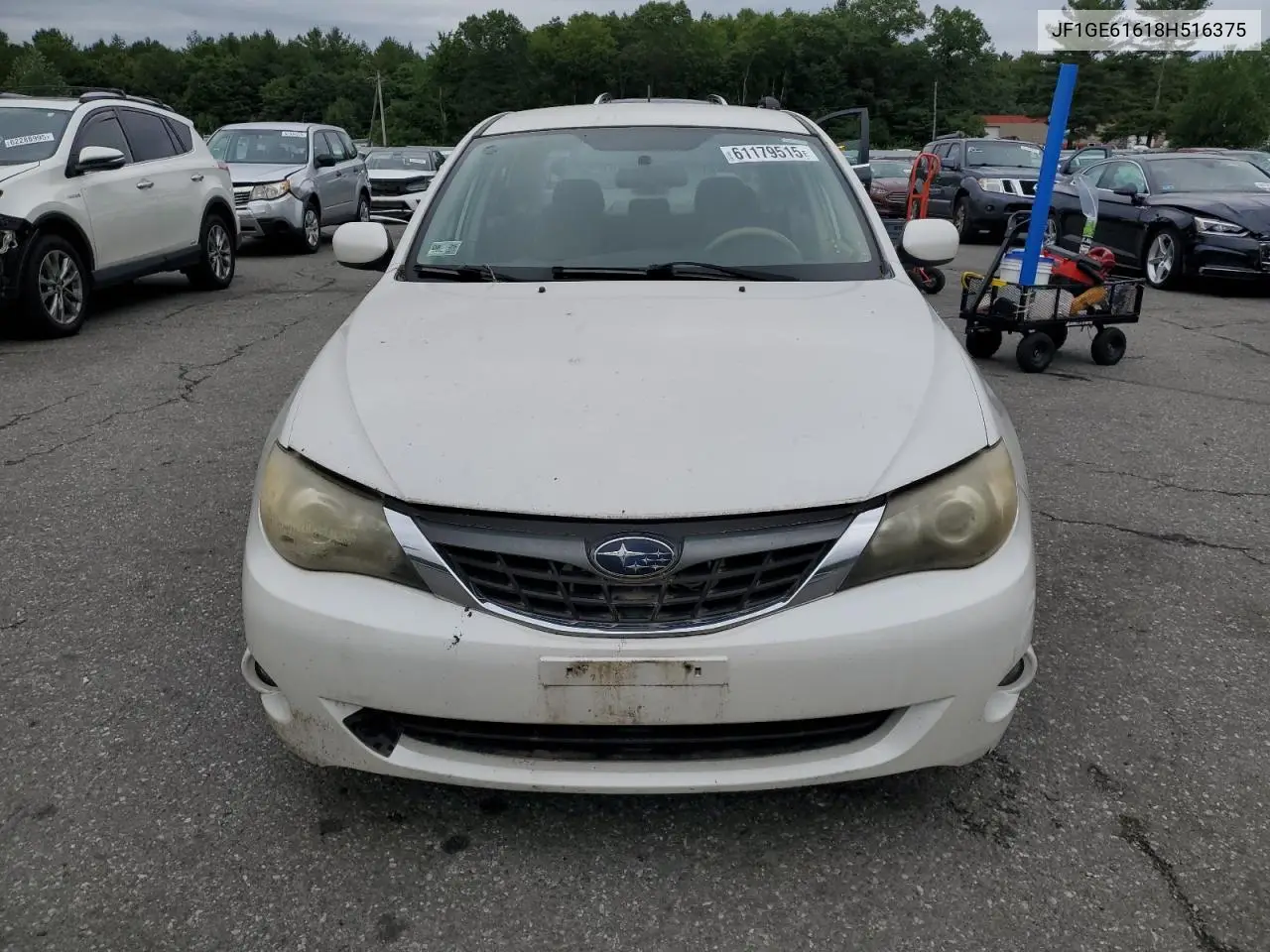 2008 Subaru Impreza 2.5I VIN: JF1GE61618H516375 Lot: 61179515