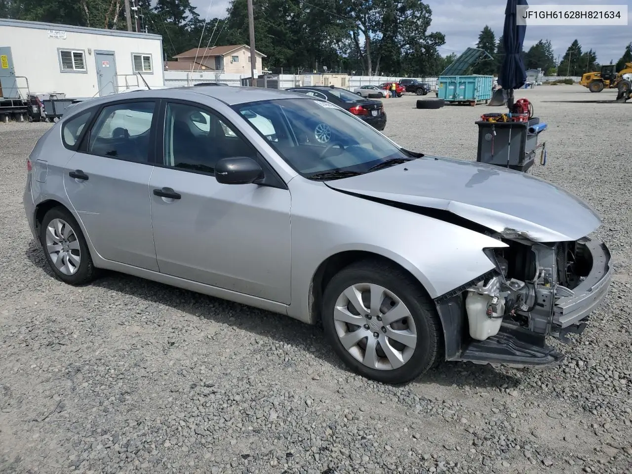 2008 Subaru Impreza 2.5I VIN: JF1GH61628H821634 Lot: 61497415