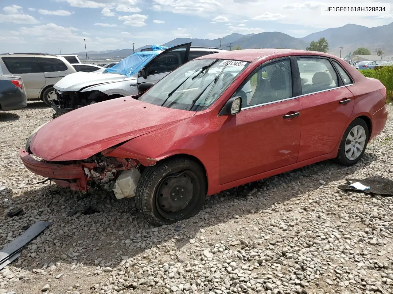 2008 Subaru Impreza 2.5I VIN: JF1GE61618H528834 Lot: 62313465