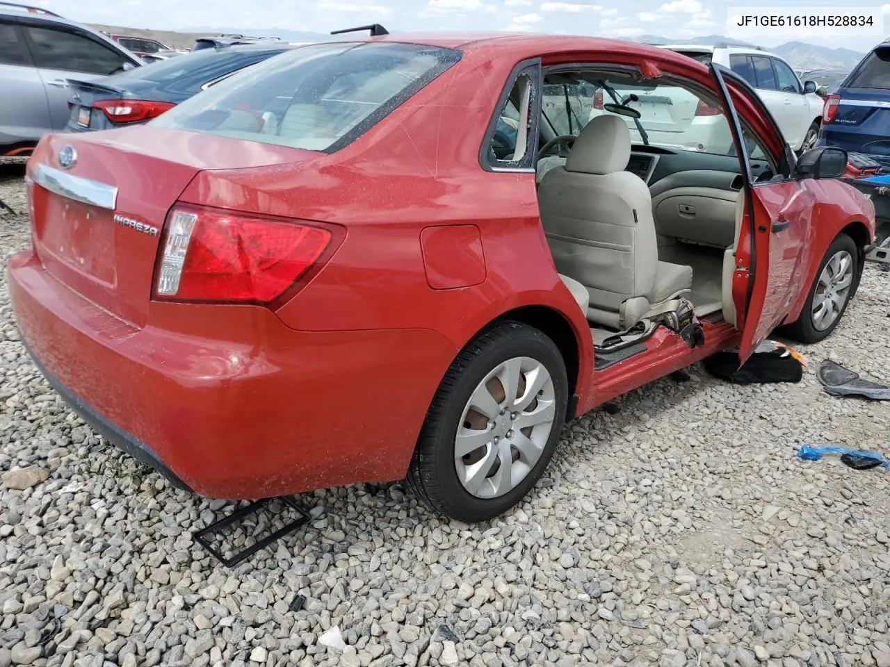 2008 Subaru Impreza 2.5I VIN: JF1GE61618H528834 Lot: 62313465