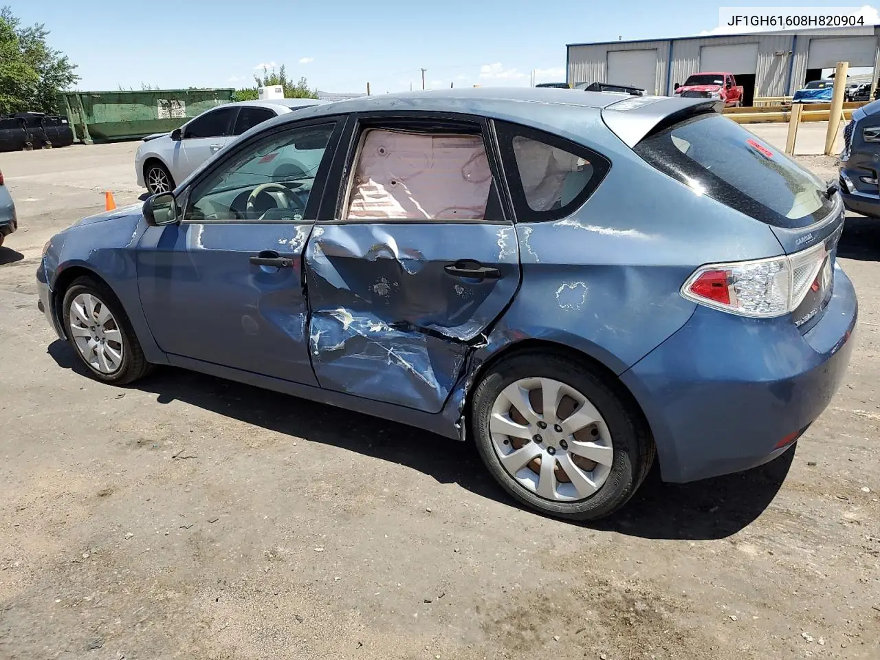 2008 Subaru Impreza 2.5I VIN: JF1GH61608H820904 Lot: 62822695
