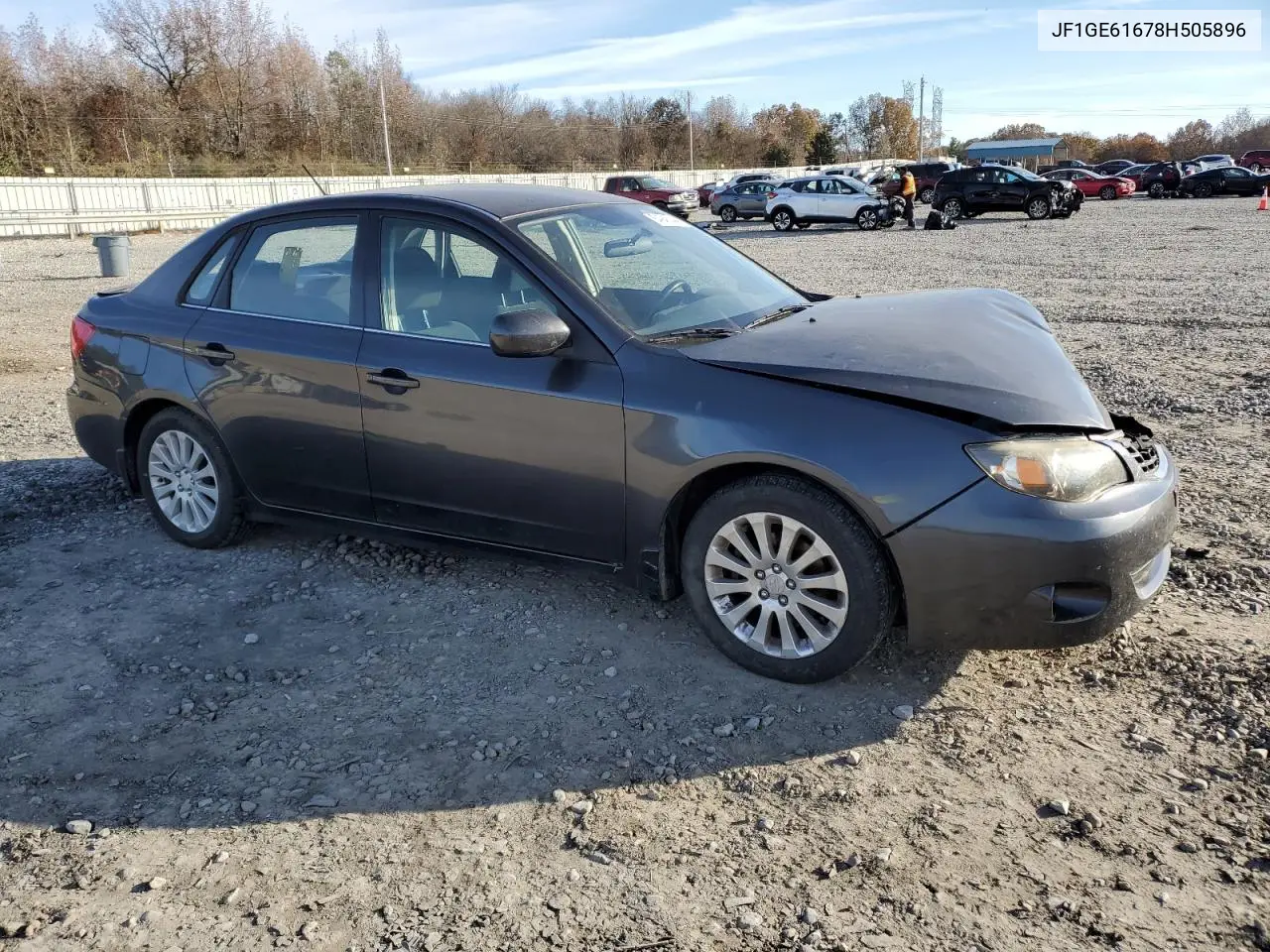 2008 Subaru Impreza 2.5I VIN: JF1GE61678H505896 Lot: 84945344