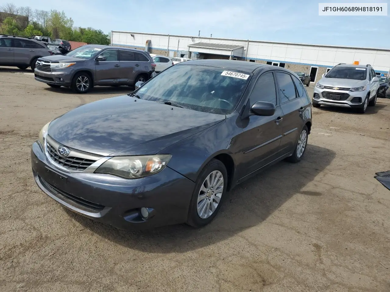 2009 Subaru Impreza 2.5I Premium VIN: JF1GH60689H818191 Lot: 54670745