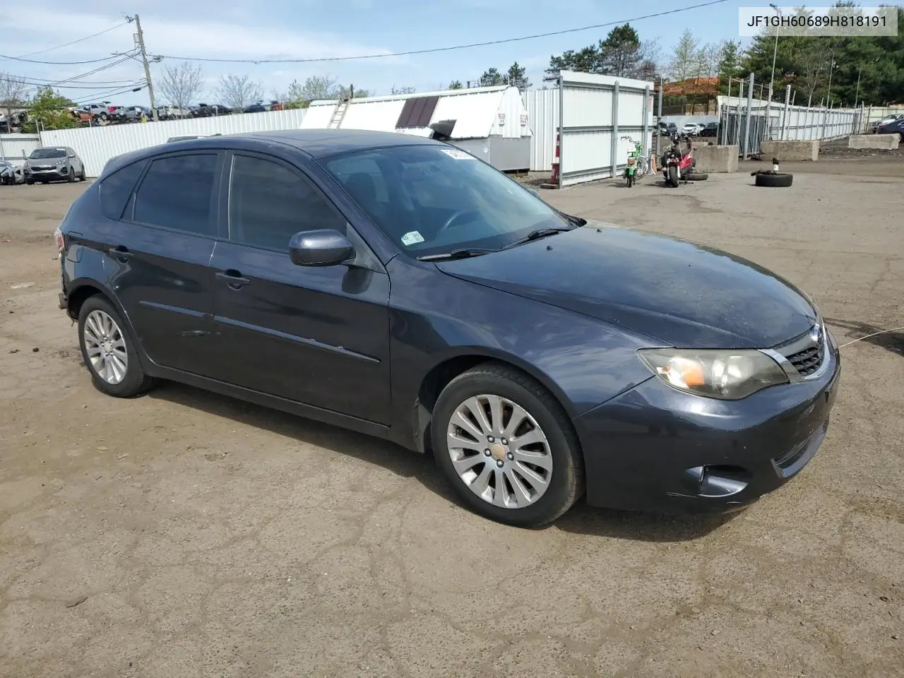2009 Subaru Impreza 2.5I Premium VIN: JF1GH60689H818191 Lot: 54670745