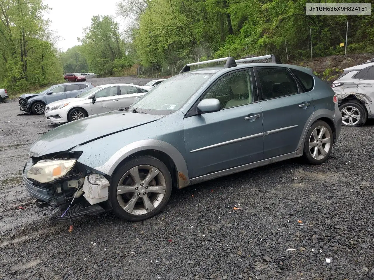 2009 Subaru Impreza Outback Sport VIN: JF1GH636X9H824151 Lot: 55660235