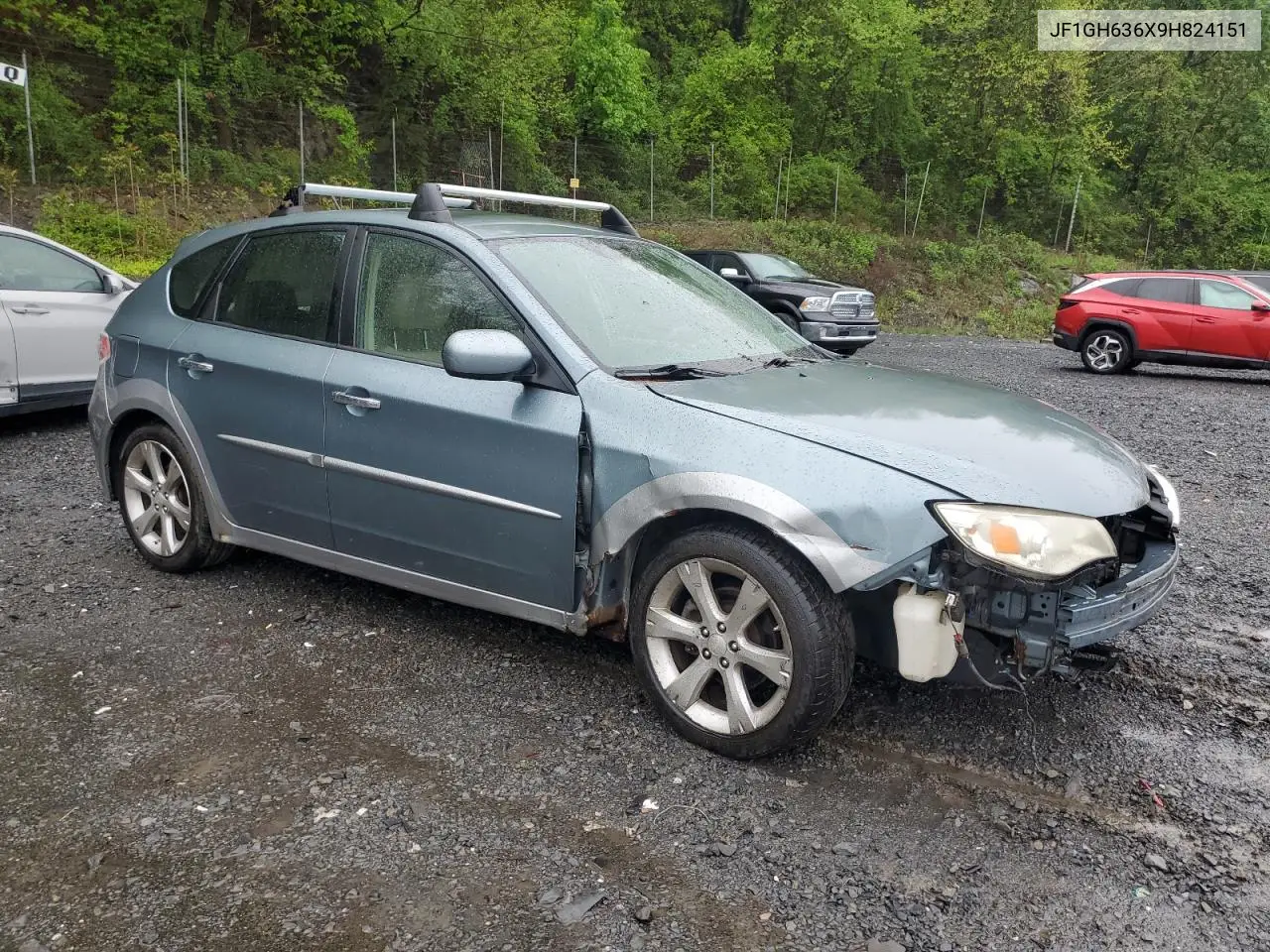 2009 Subaru Impreza Outback Sport VIN: JF1GH636X9H824151 Lot: 55660235