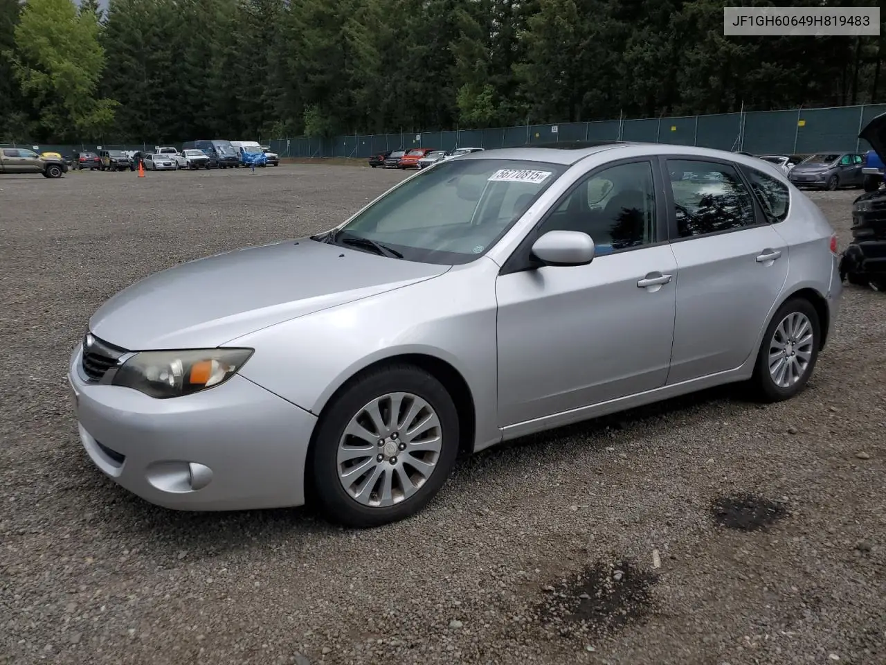 2009 Subaru Impreza 2.5I Premium VIN: JF1GH60649H819483 Lot: 56770815