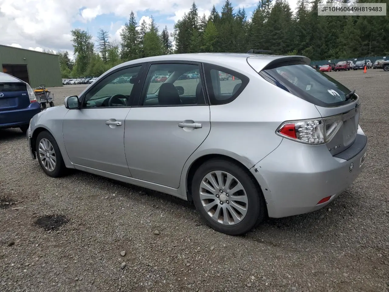 2009 Subaru Impreza 2.5I Premium VIN: JF1GH60649H819483 Lot: 56770815