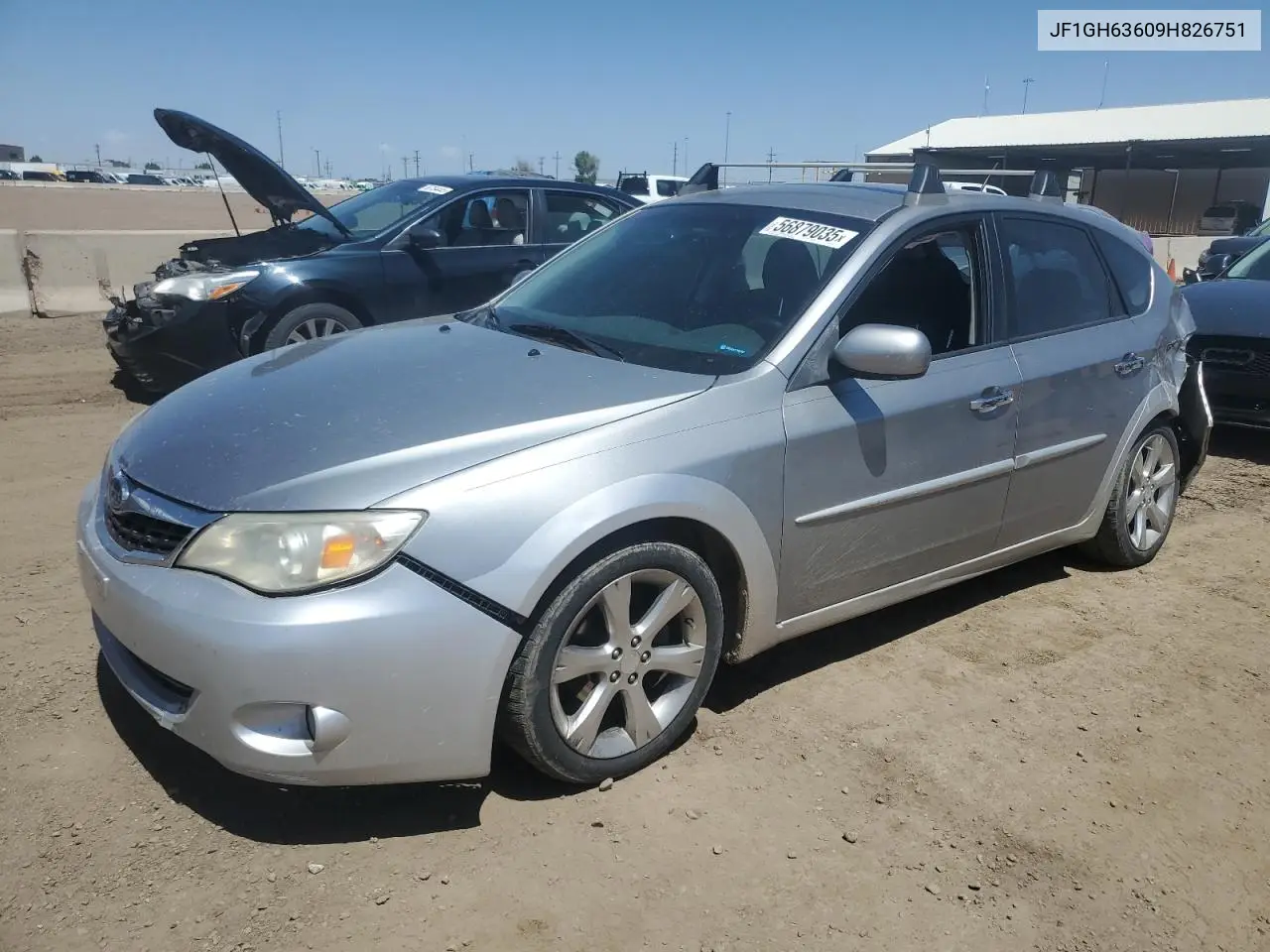 2009 Subaru Impreza Outback Sport VIN: JF1GH63609H826751 Lot: 56879035