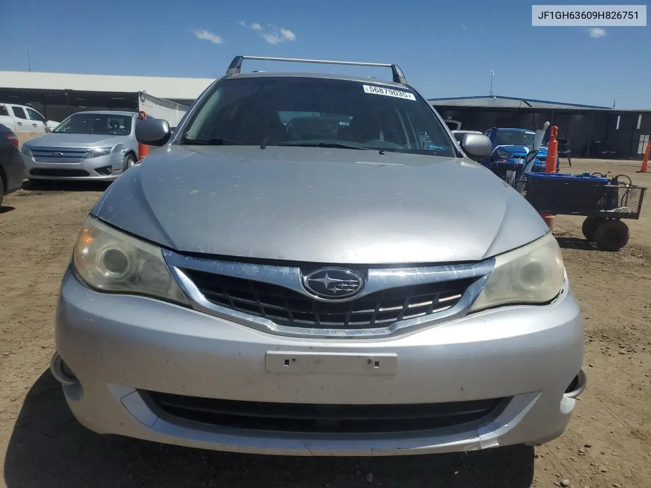 2009 Subaru Impreza Outback Sport VIN: JF1GH63609H826751 Lot: 56879035