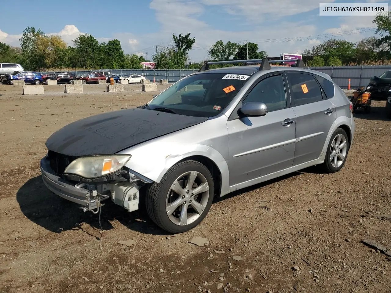 2009 Subaru Impreza Outback Sport VIN: JF1GH636X9H821489 Lot: 57043485