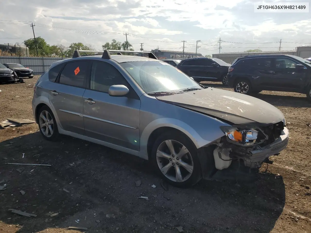 2009 Subaru Impreza Outback Sport VIN: JF1GH636X9H821489 Lot: 57043485