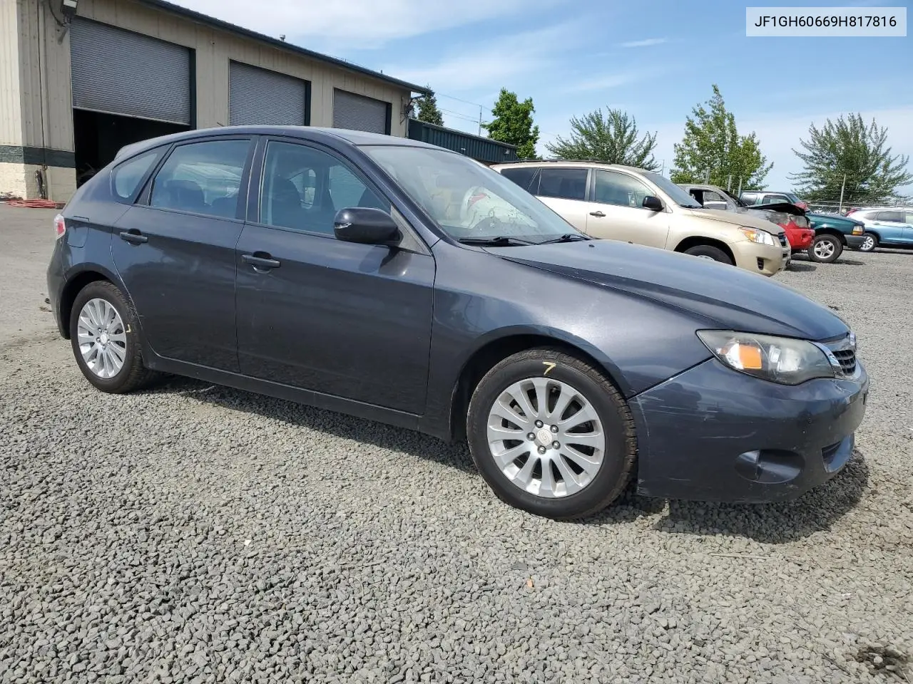 2009 Subaru Impreza 2.5I Premium VIN: JF1GH60669H817816 Lot: 61305305