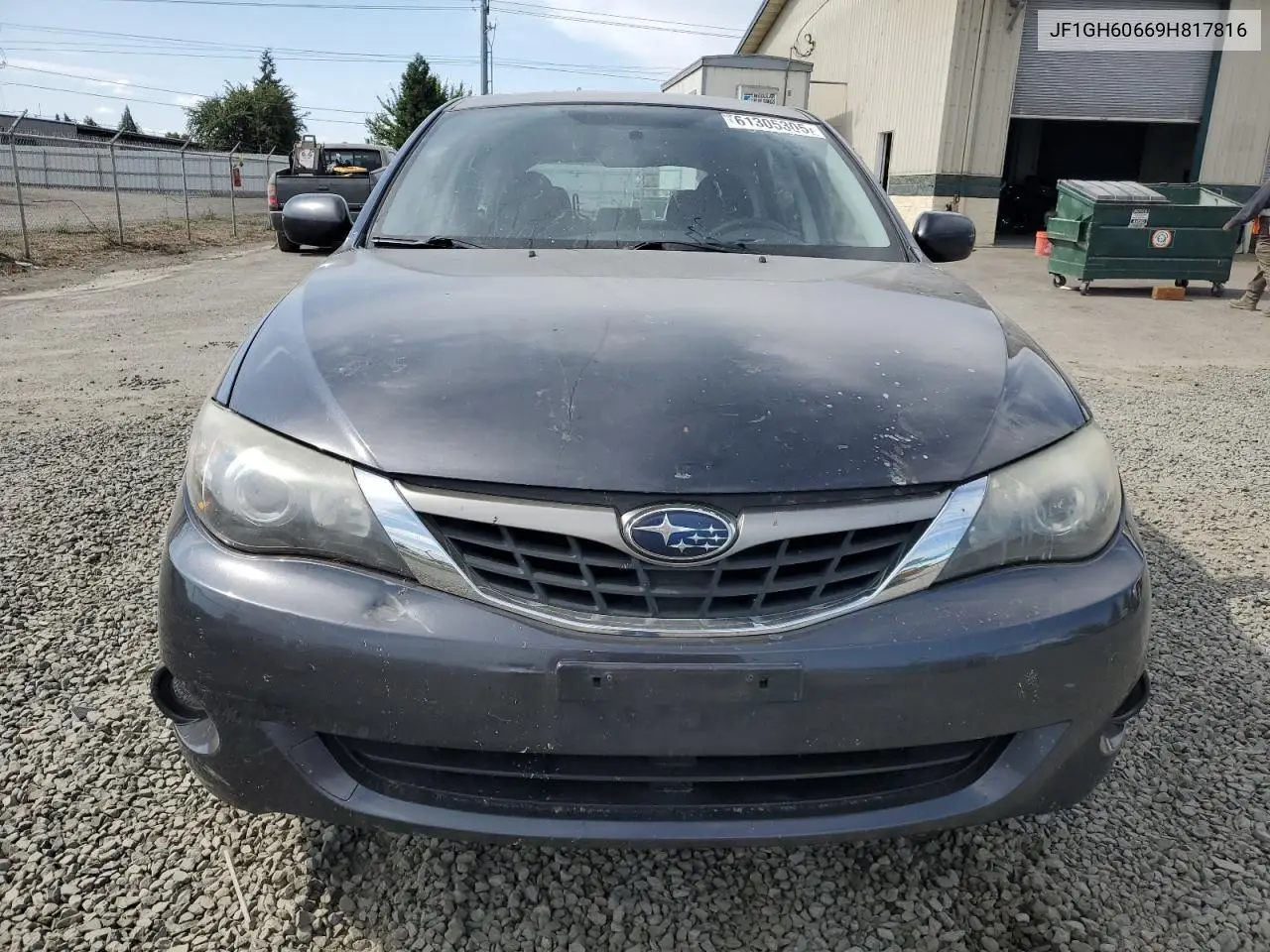 2009 Subaru Impreza 2.5I Premium VIN: JF1GH60669H817816 Lot: 61305305