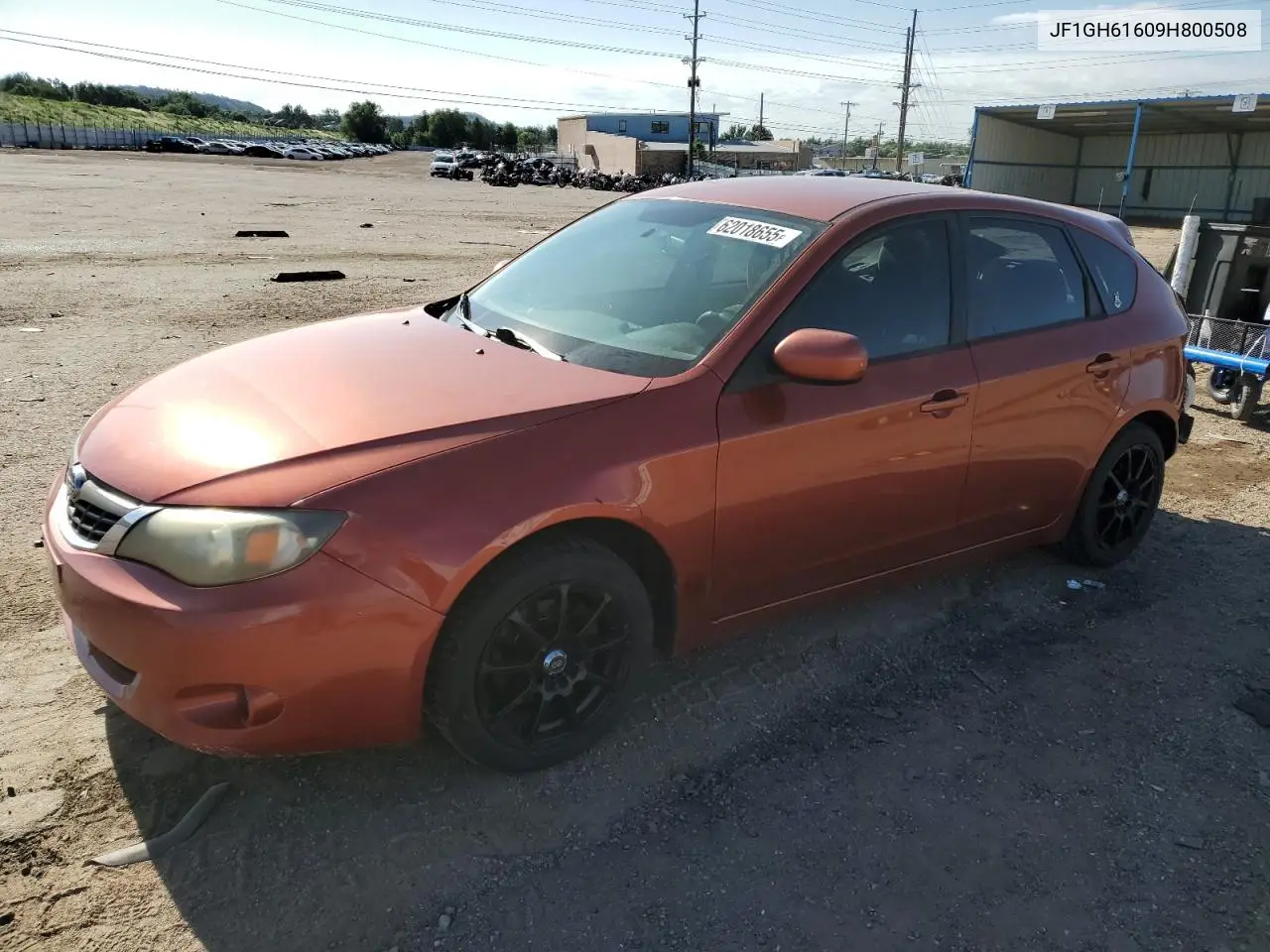 2009 Subaru Impreza 2.5I VIN: JF1GH61609H800508 Lot: 62018655