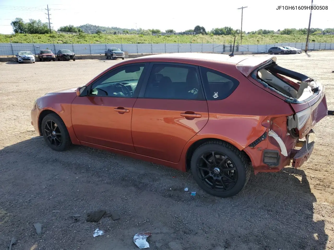 2009 Subaru Impreza 2.5I VIN: JF1GH61609H800508 Lot: 62018655