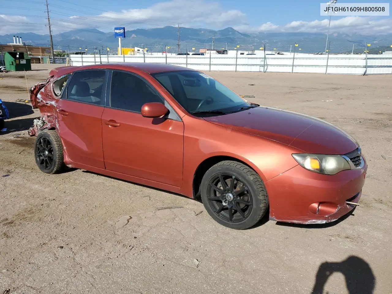2009 Subaru Impreza 2.5I VIN: JF1GH61609H800508 Lot: 62018655