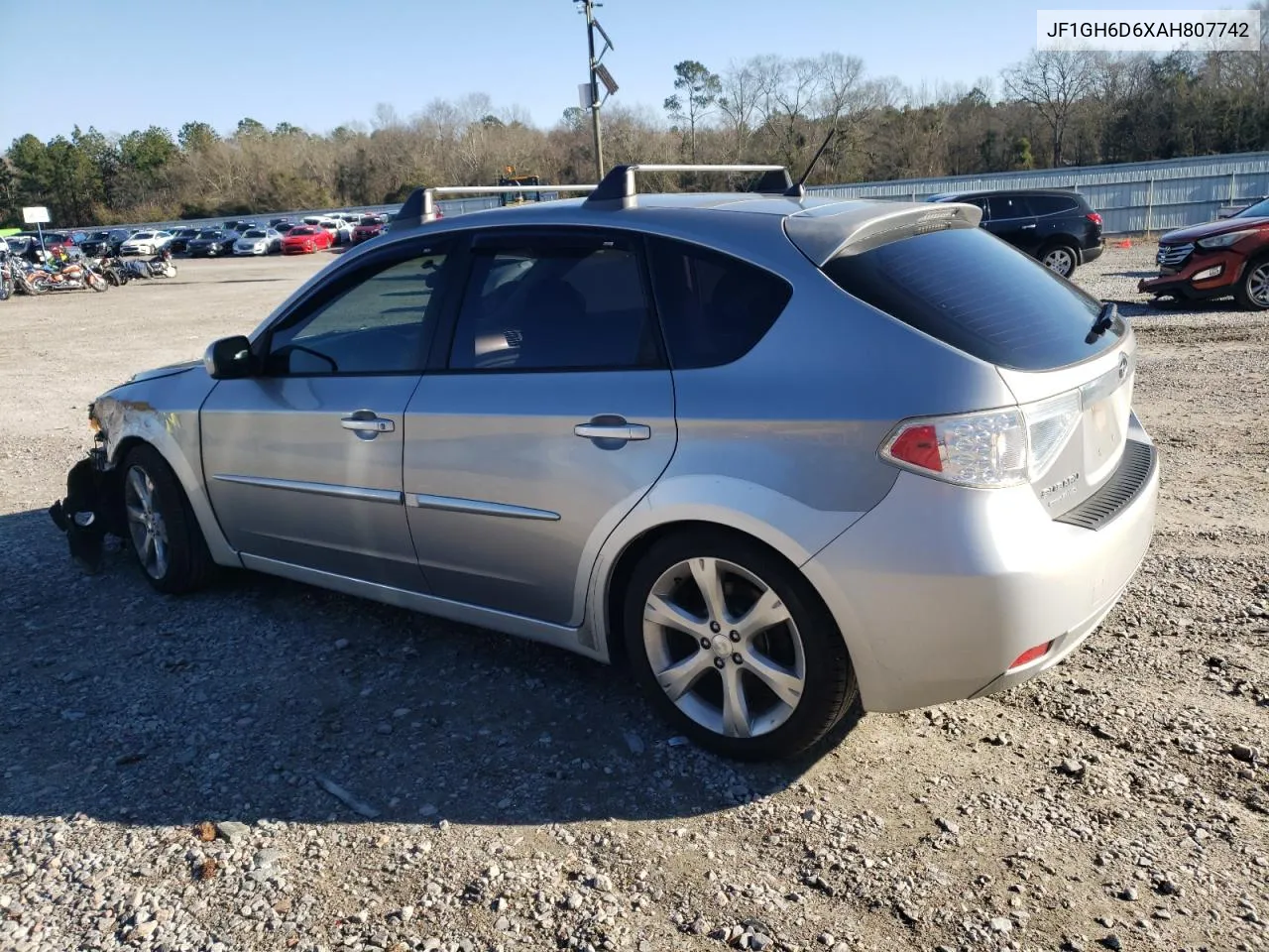 2010 Subaru Impreza Outback Sport VIN: JF1GH6D6XAH807742 Lot: 41861935