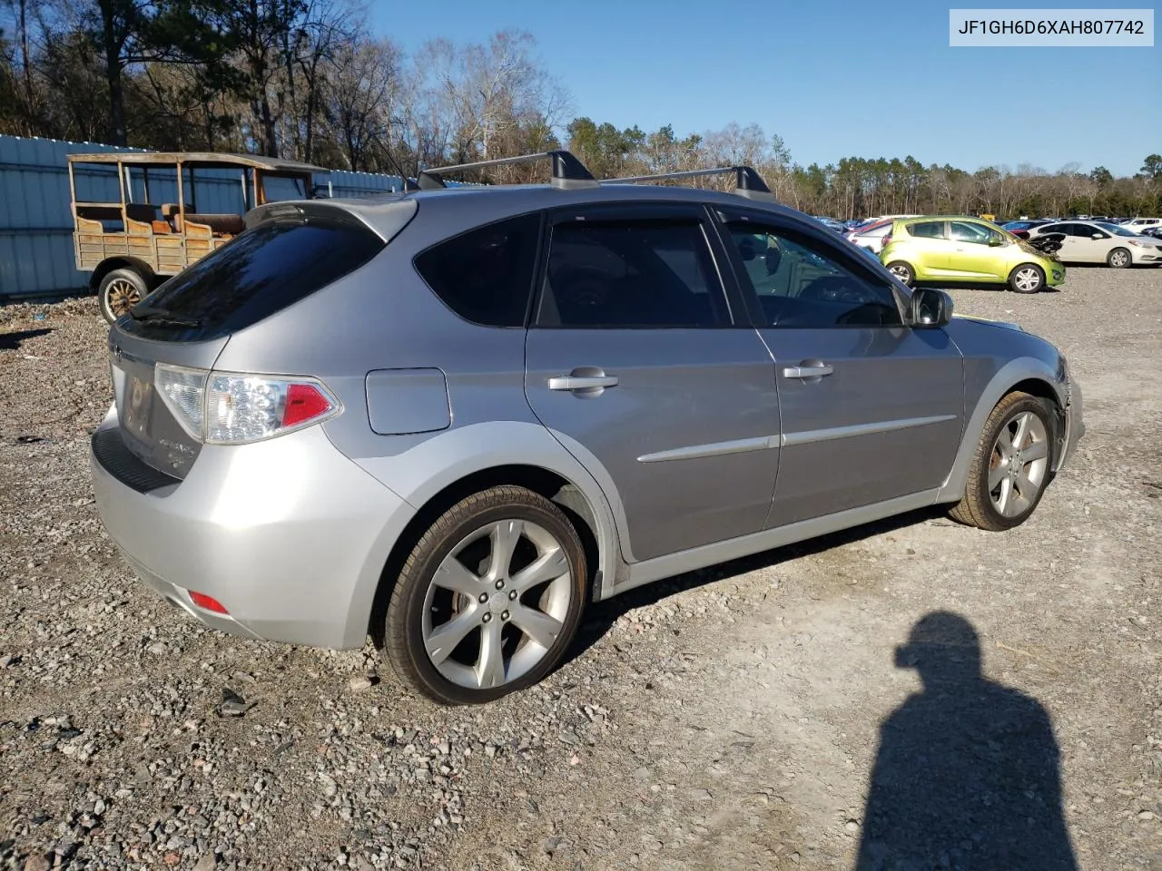 2010 Subaru Impreza Outback Sport VIN: JF1GH6D6XAH807742 Lot: 41861935