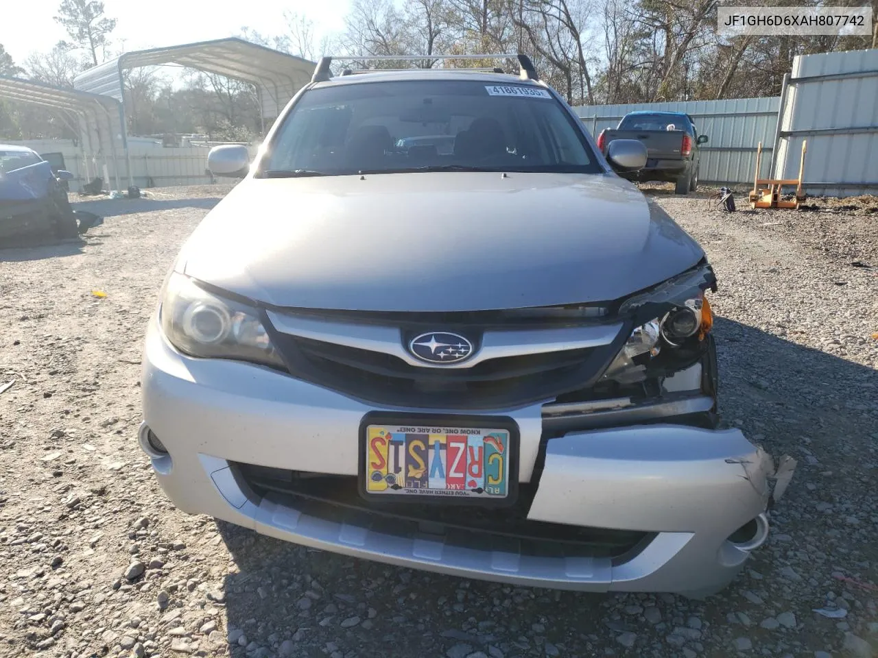 2010 Subaru Impreza Outback Sport VIN: JF1GH6D6XAH807742 Lot: 41861935