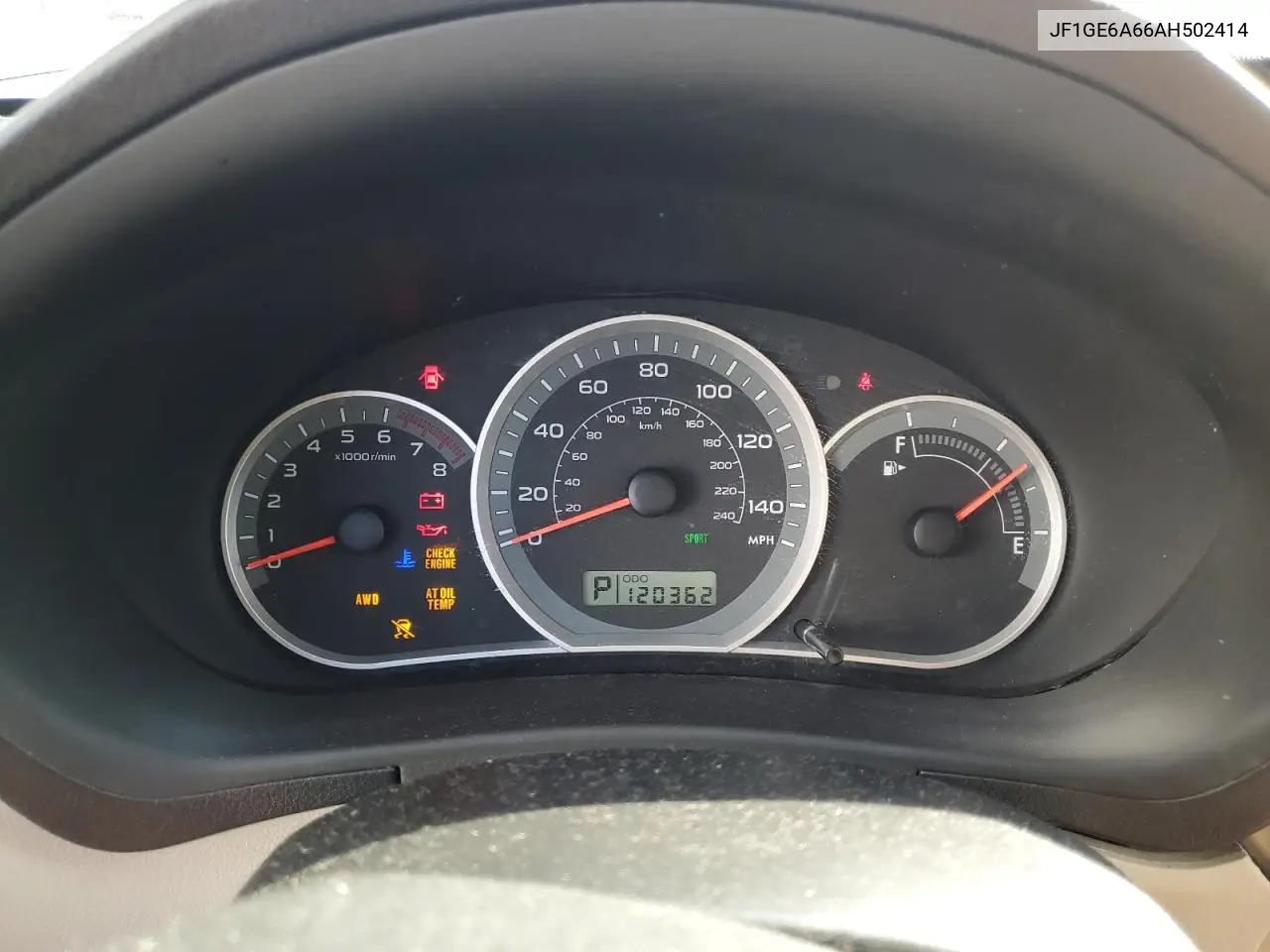 2010 Subaru Impreza 2.5I VIN: JF1GE6A66AH502414 Lot: 55273565