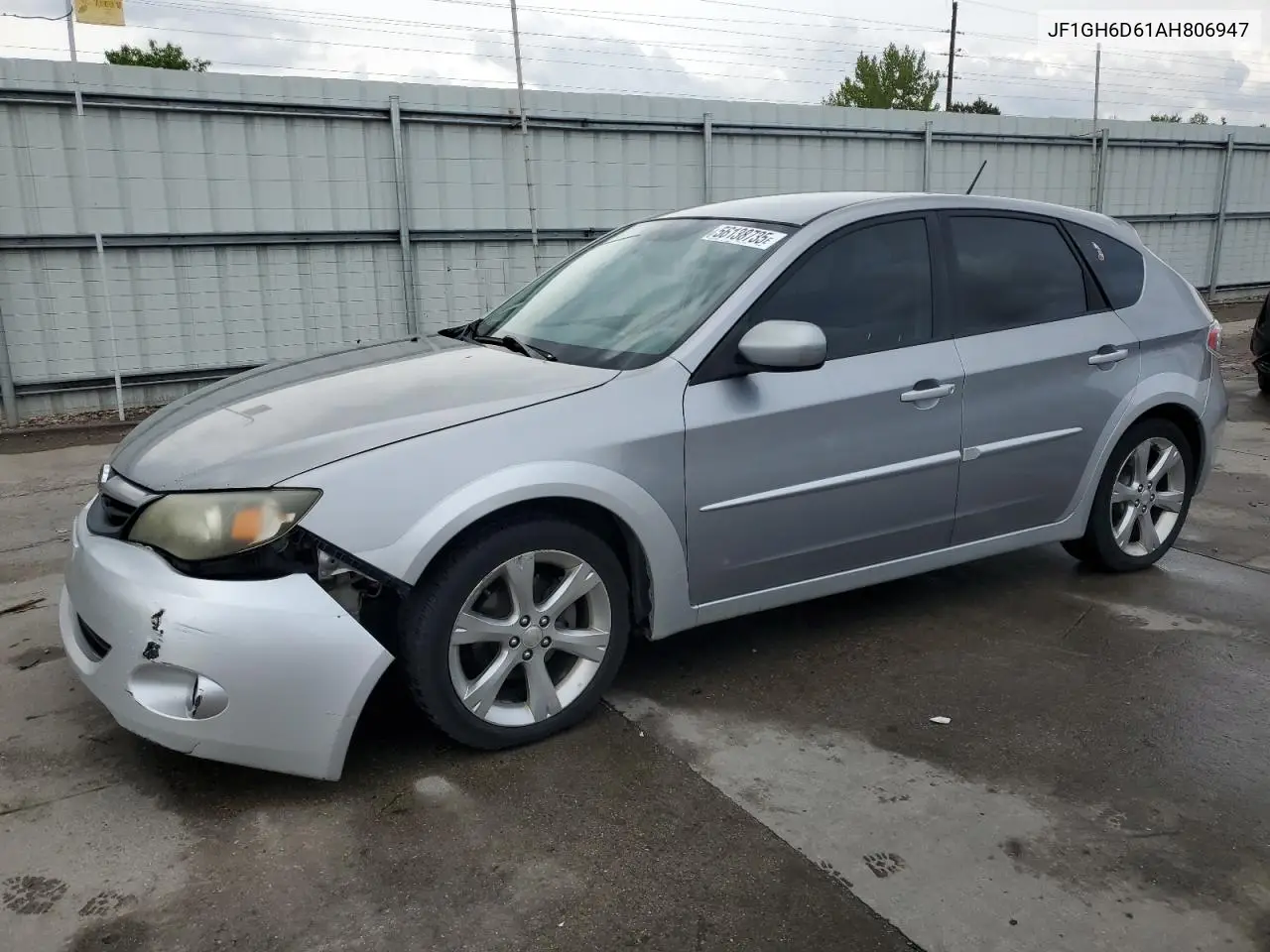 2010 Subaru Impreza Outback Sport VIN: JF1GH6D61AH806947 Lot: 56138735