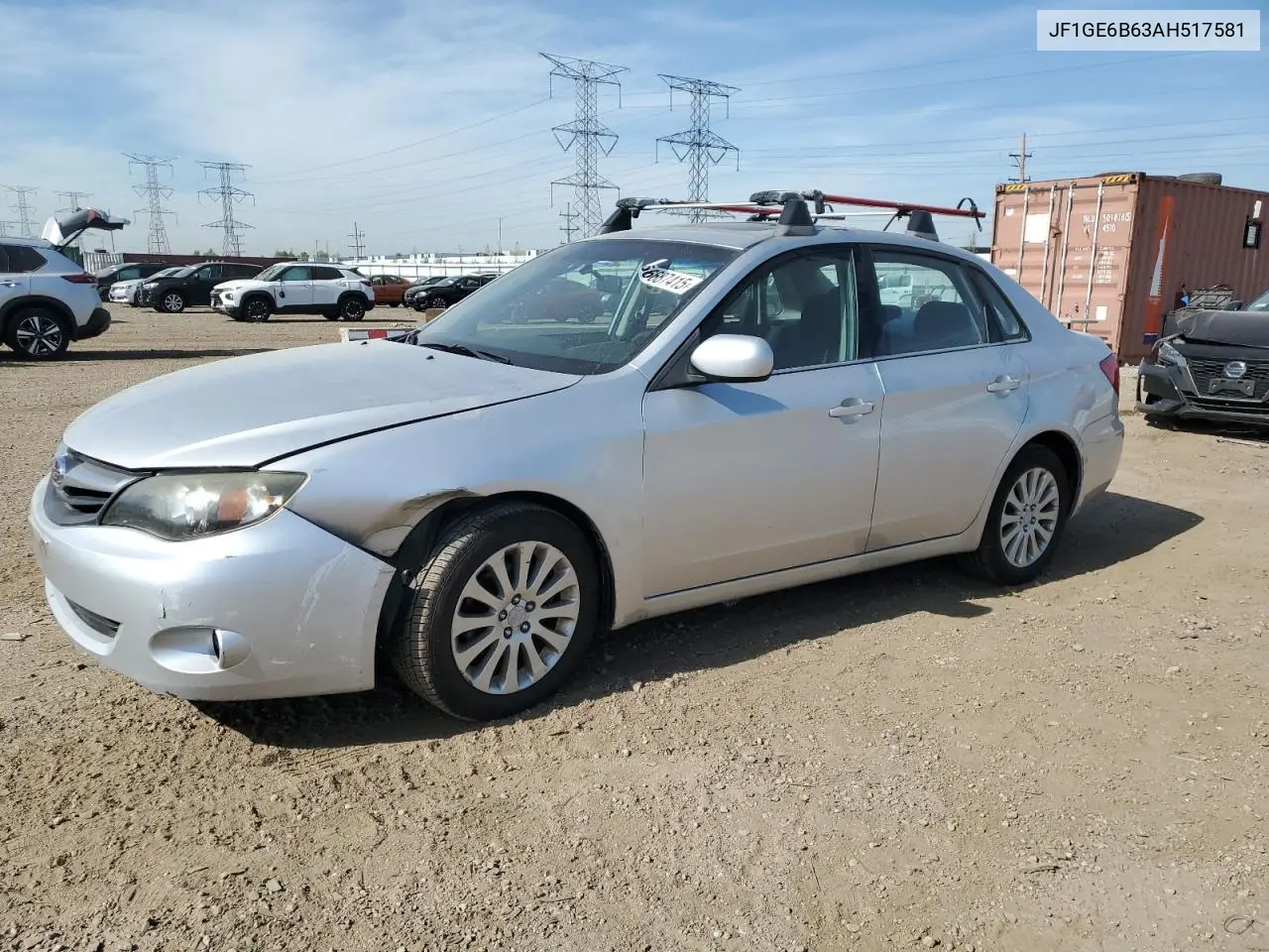 2010 Subaru Impreza 2.5I Premium VIN: JF1GE6B63AH517581 Lot: 56687415