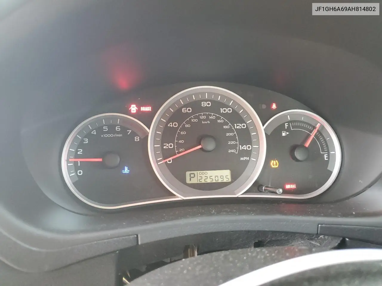 2010 Subaru Impreza 2.5I VIN: JF1GH6A69AH814802 Lot: 61749025