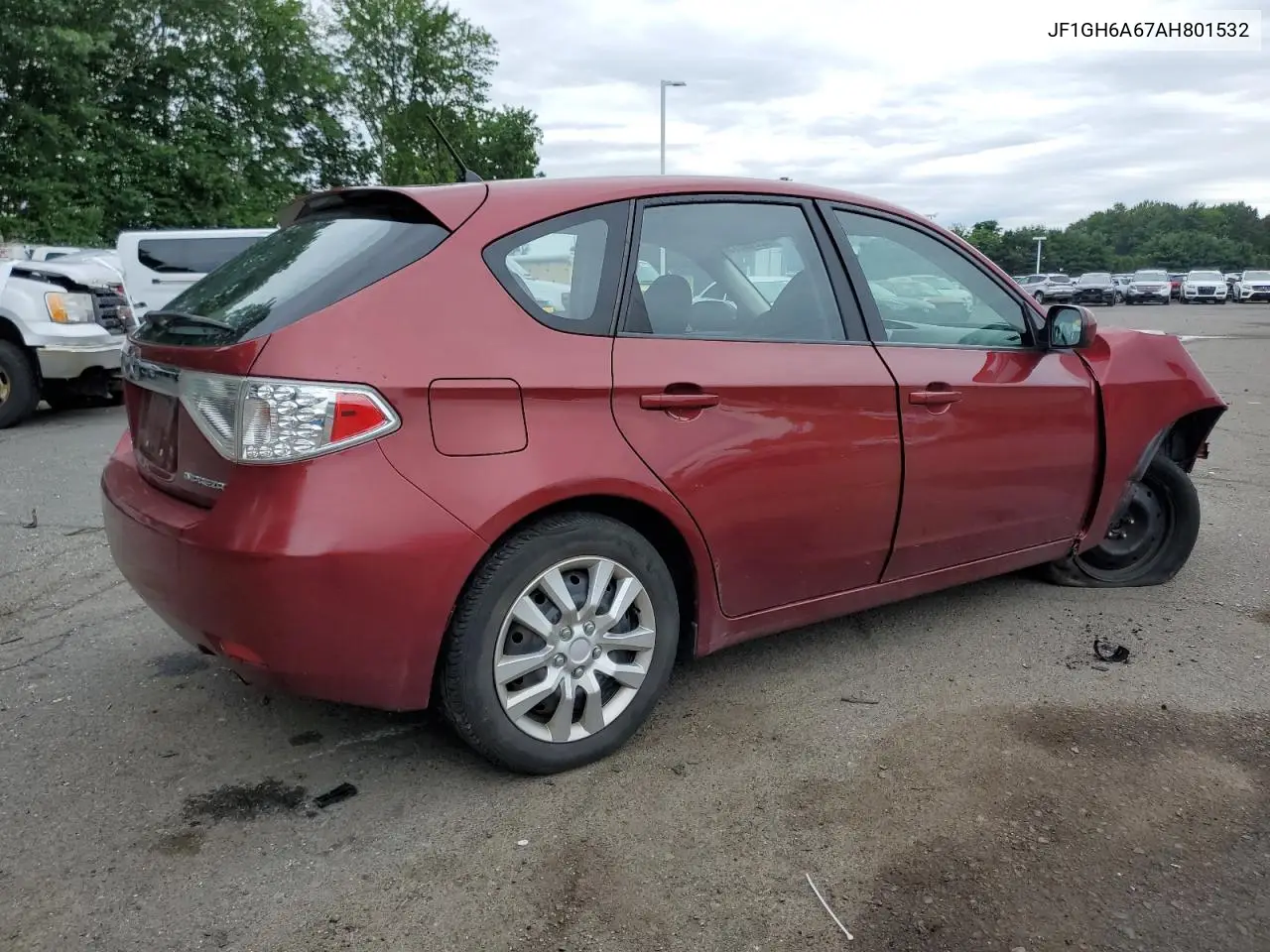 2010 Subaru Impreza 2.5I VIN: JF1GH6A67AH801532 Lot: 62269575