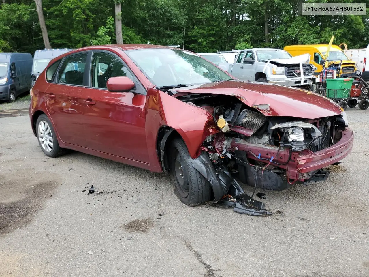 2010 Subaru Impreza 2.5I VIN: JF1GH6A67AH801532 Lot: 62269575