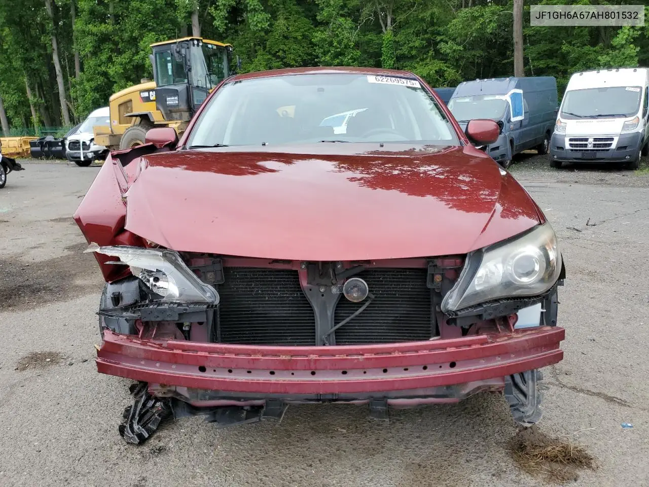 2010 Subaru Impreza 2.5I VIN: JF1GH6A67AH801532 Lot: 62269575