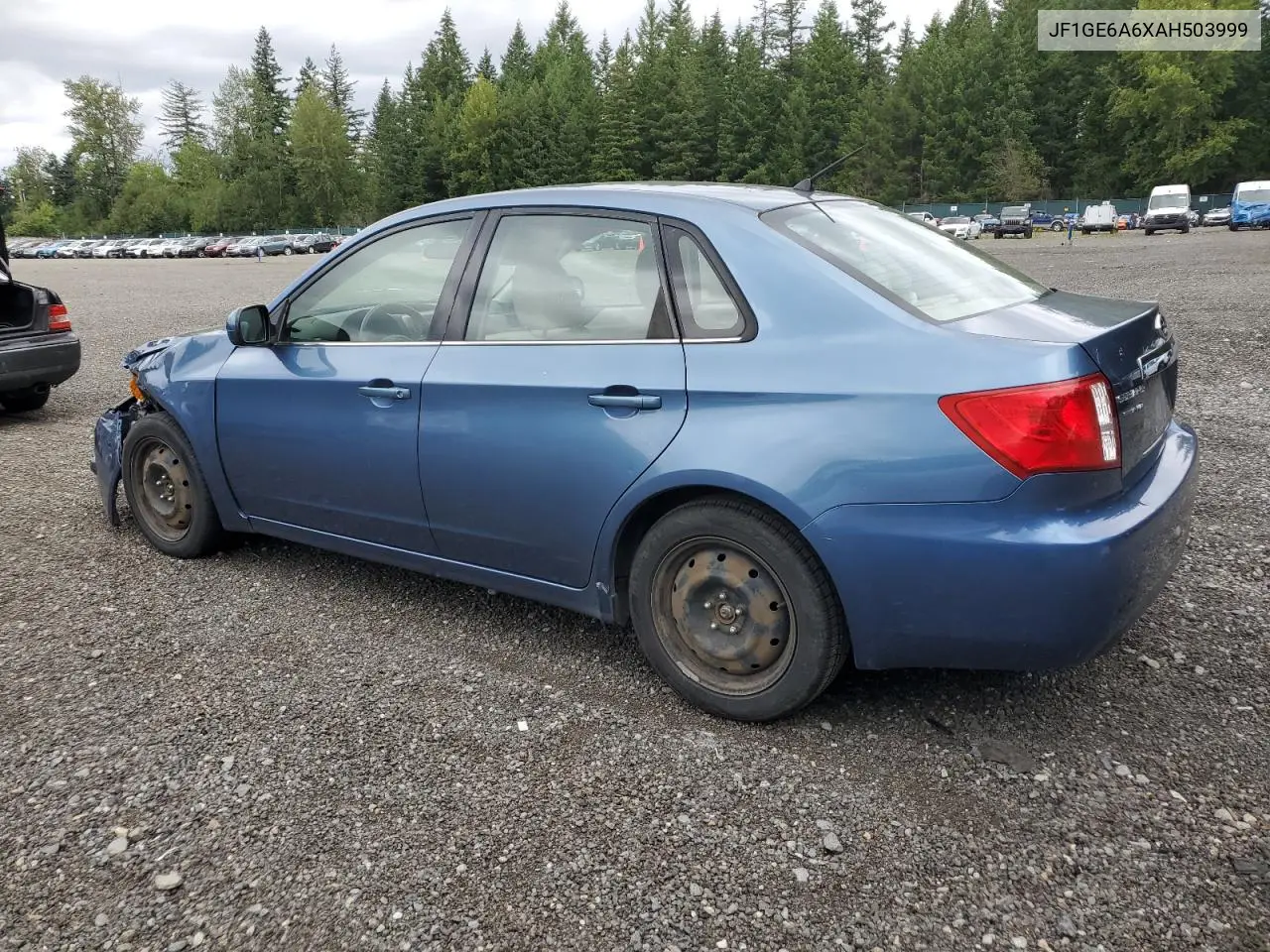 2010 Subaru Impreza 2.5I VIN: JF1GE6A6XAH503999 Lot: 62340115