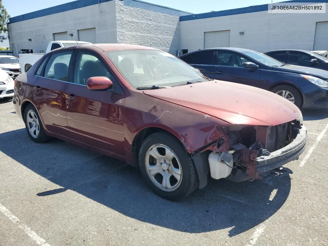 2011 Subaru Impreza 2.5I VIN: JF1GE6A62BH501892 Lot: 63079365