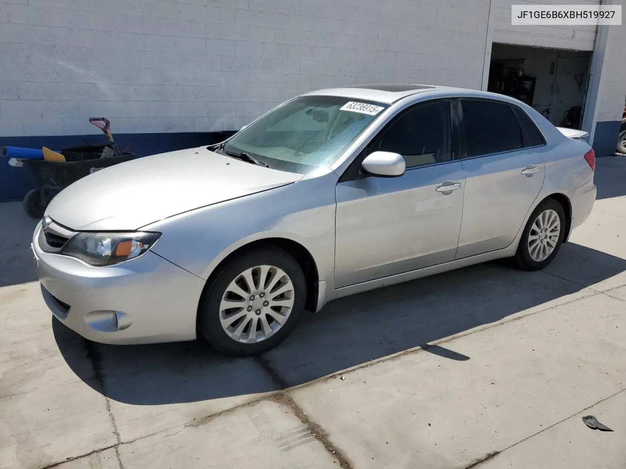 2011 Subaru Impreza 2.5I Premium VIN: JF1GE6B6XBH519927 Lot: 63236915