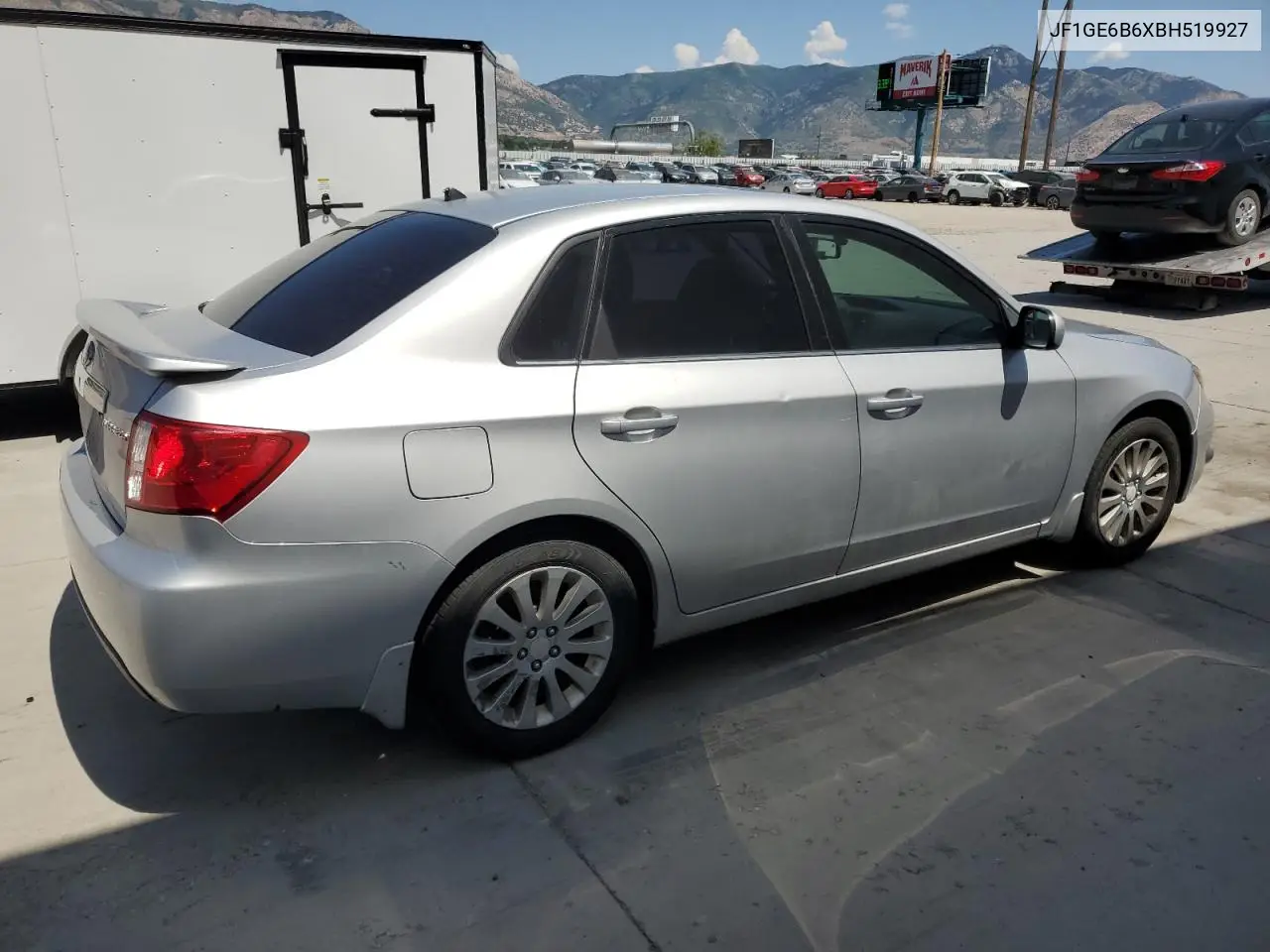 2011 Subaru Impreza 2.5I Premium VIN: JF1GE6B6XBH519927 Lot: 63236915