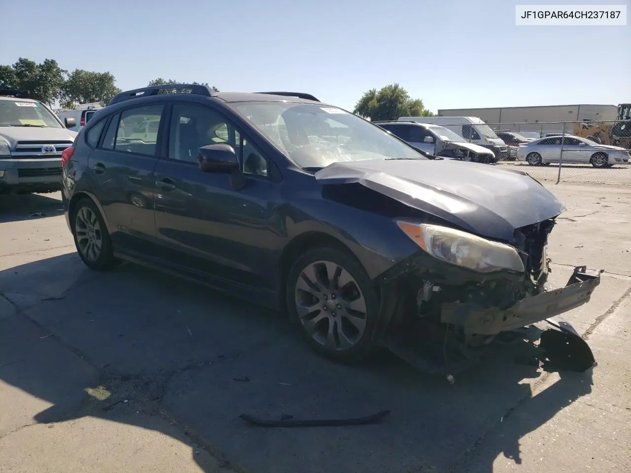 2012 Subaru Impreza Sport Limited VIN: JF1GPAR64CH237187 Lot: 55863975