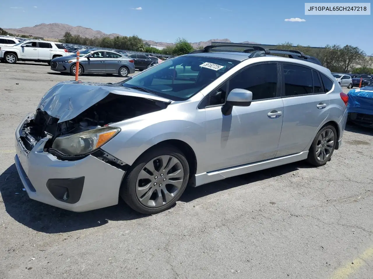 2012 Subaru Impreza Sport Premium VIN: JF1GPAL65CH247218 Lot: 56182725