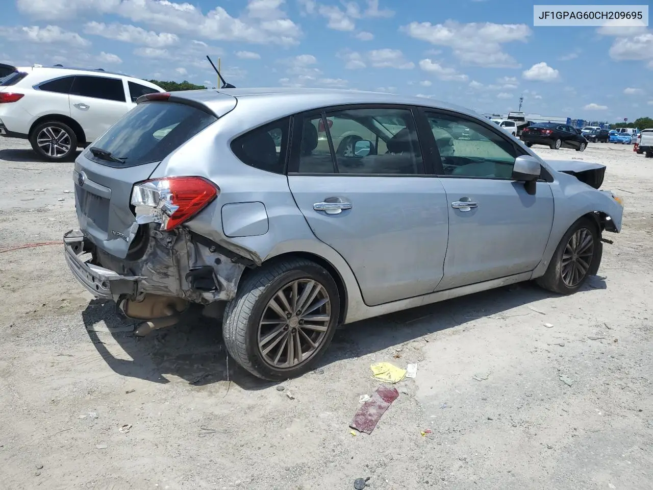 2012 Subaru Impreza Limited VIN: JF1GPAG60CH209695 Lot: 57023415