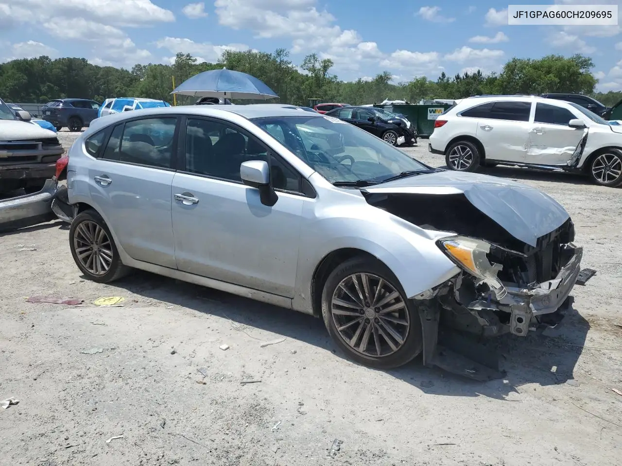 2012 Subaru Impreza Limited VIN: JF1GPAG60CH209695 Lot: 57023415