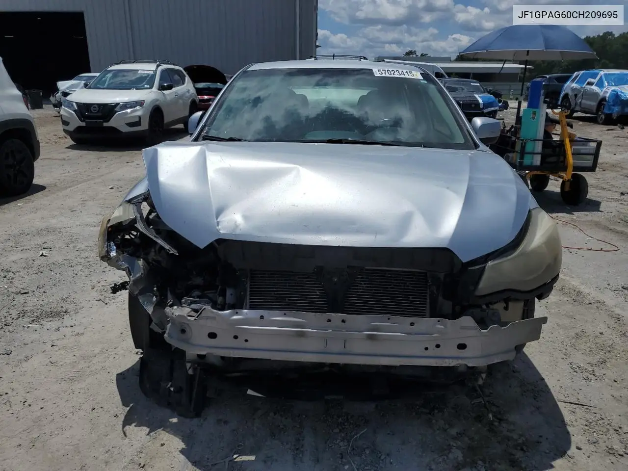 2012 Subaru Impreza Limited VIN: JF1GPAG60CH209695 Lot: 57023415