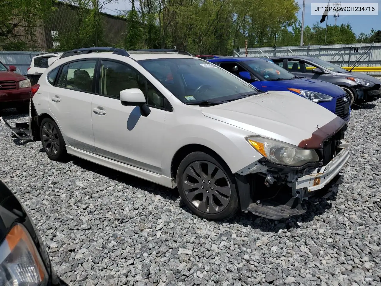 2012 Subaru Impreza Sport Limited VIN: JF1GPAS69CH234716 Lot: 57054045