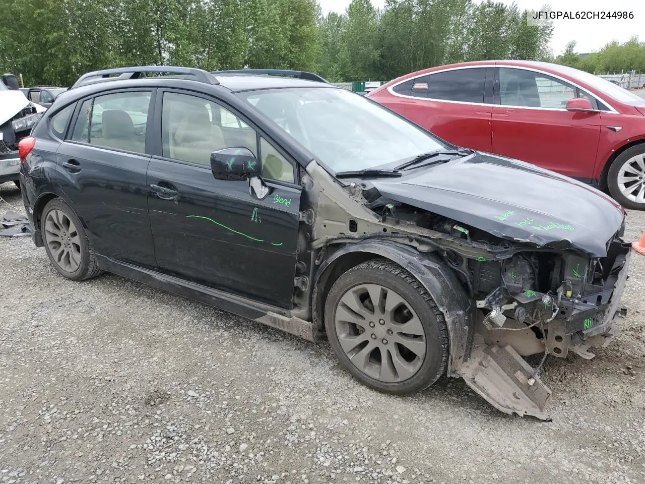 2012 Subaru Impreza Sport Premium VIN: JF1GPAL62CH244986 Lot: 57175445